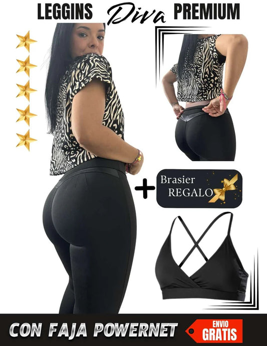 Leggins de lujo levanta gluteos